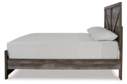 Wynnlow Gray Full Crossbuck Panel Bed from Ashley - Luna Furniture