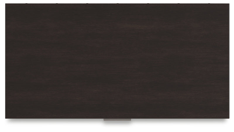 Covetown Dark Brown Queen Panel Bed, Dresser, Mirror, Chest and Nightstand from Ashley - Luna Furniture