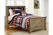 Trinell Brown Twin Bookcase Bed from Ashley - Luna Furniture