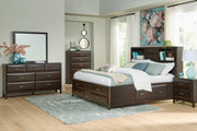 Vanmore Dark Brown Storage Bedroom Set from Ashley - Luna Furniture