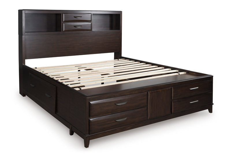 Vanmore Dark Brown Storage Bedroom Set from Ashley - Luna Furniture