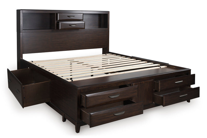 Vanmore Dark Brown Storage Bedroom Set from Ashley - Luna Furniture