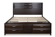 Vanmore Dark Brown Storage Bedroom Set from Ashley - Luna Furniture