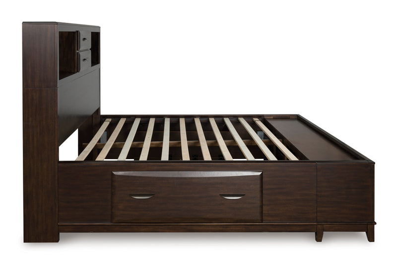 Vanmore Dark Brown Storage Bedroom Set from Ashley - Luna Furniture