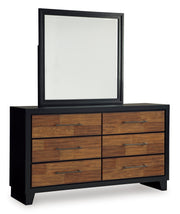 Kraeburn Brown/Black Bedroom Mirror from Ashley - Luna Furniture