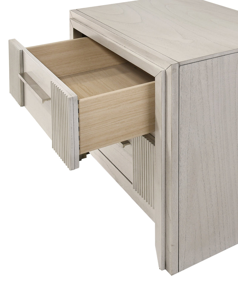 Carlton White Mist Nightstand from Crown Mark - Luna Furniture