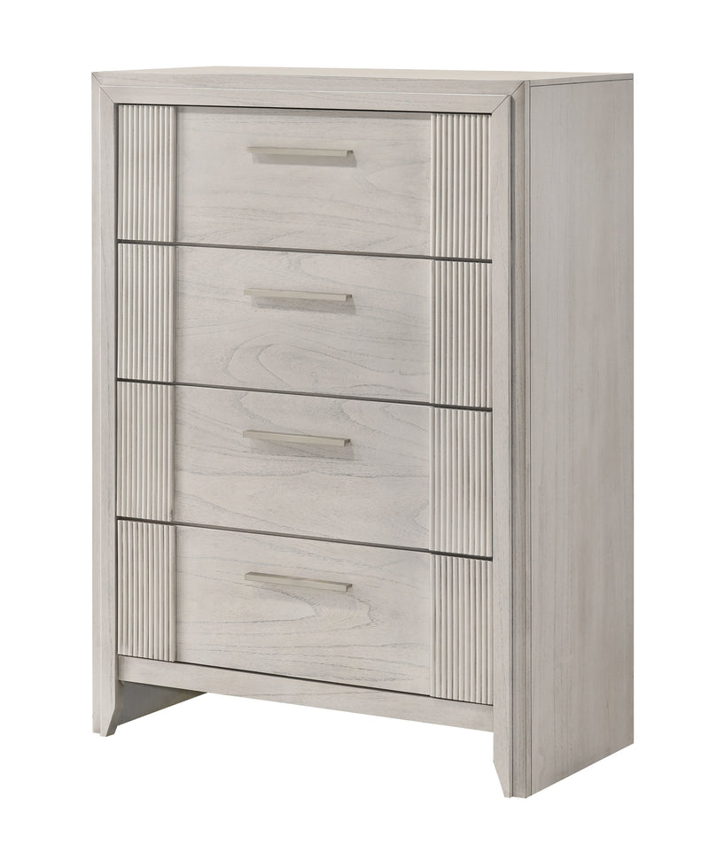 Carlton White Mist Chest from Crown Mark - Luna Furniture