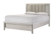 Carlton White Mist Upholstered King Bed from Crown Mark - Luna Furniture
