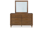 Lyncott Brown Dresser and Mirror -  Ashley - Luna Furniture