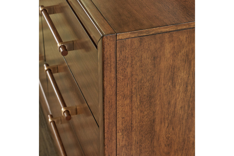 Lyncott Brown Dresser and Mirror -  Ashley - Luna Furniture