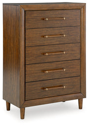 Lyncott Brown King Upholstered Bed, Chest and Nightstand from Ashley - Luna Furniture
