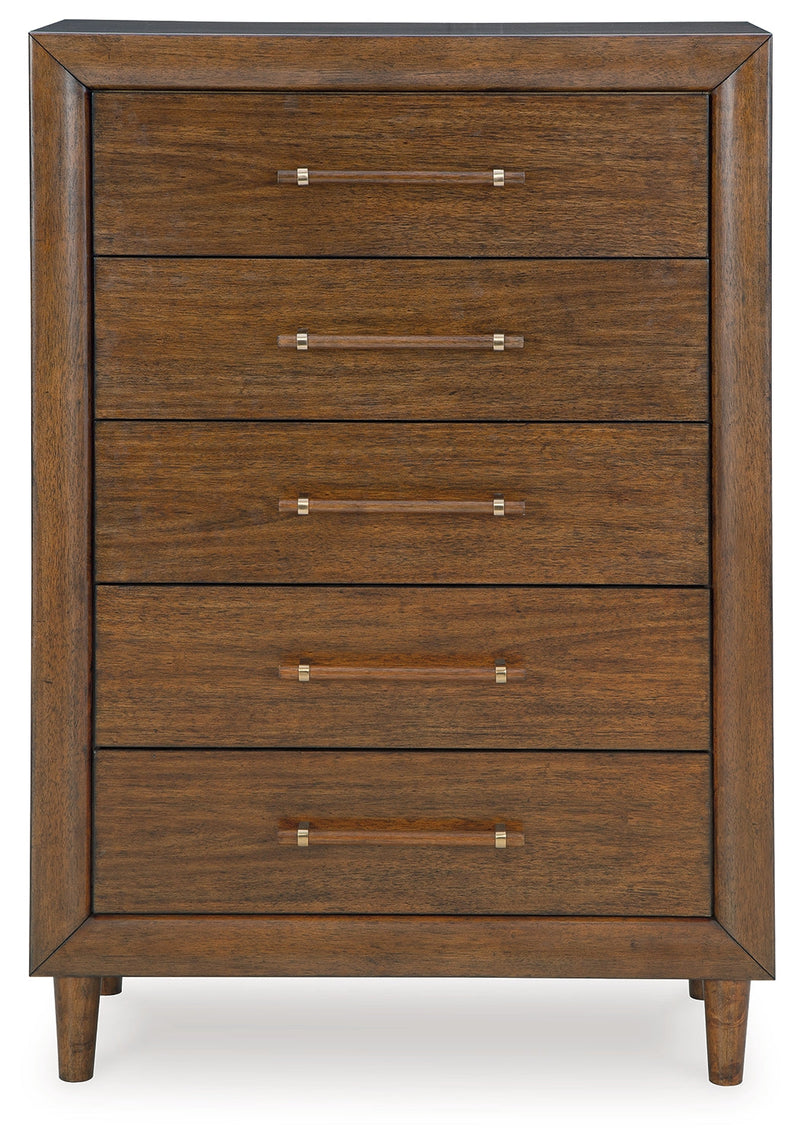 Lyncott Brown King Upholstered Bed, Chest and Nightstand from Ashley - Luna Furniture