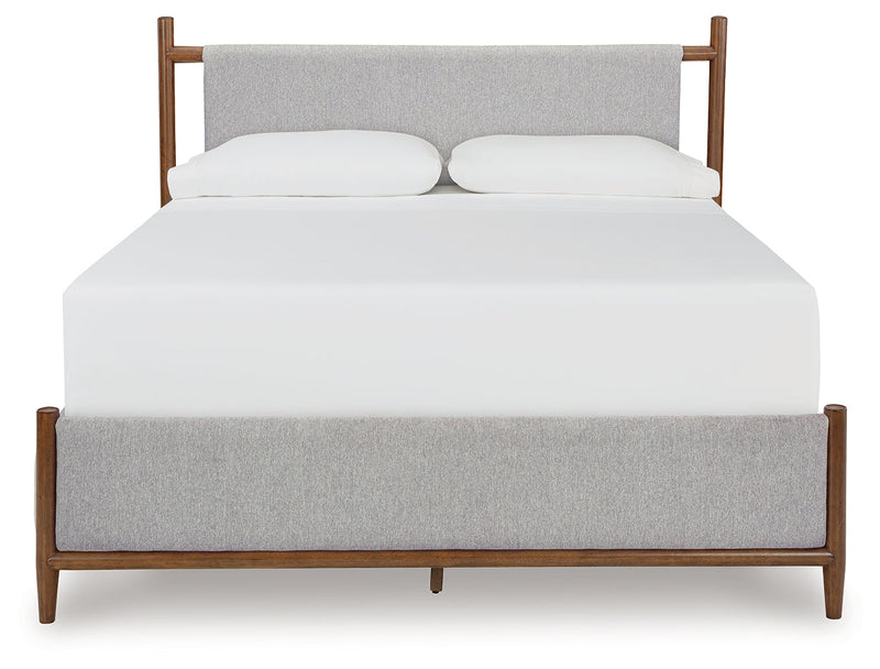 Lyncott Brown King Upholstered Bed, Chest and Nightstand from Ashley - Luna Furniture