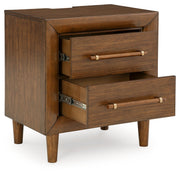 Lyncott Brown King Upholstered Bed, Chest and Nightstand from Ashley - Luna Furniture