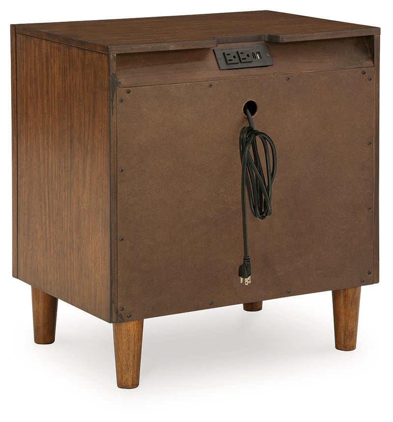 Lyncott Brown King Upholstered Bed, Chest and Nightstand from Ashley - Luna Furniture