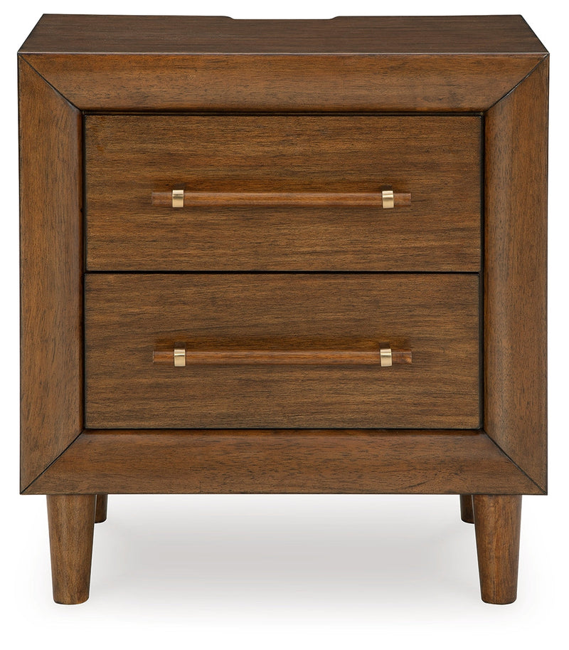 Lyncott Brown King Upholstered Bed, Chest and Nightstand from Ashley - Luna Furniture