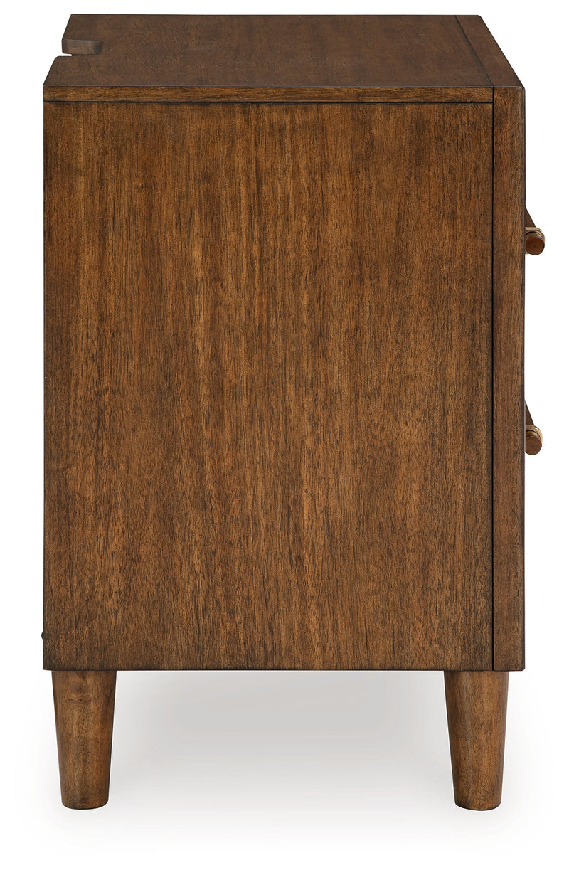 Lyncott Brown King Upholstered Bed, Chest and Nightstand from Ashley - Luna Furniture