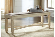 Bolanburg Antique White Dining Table with 4 Chairs and Bench -  Ashley - Luna Furniture