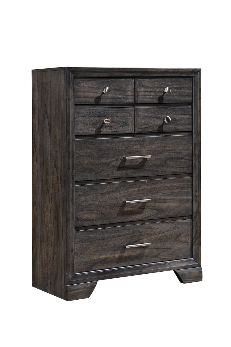 Jaymes Gray Storage Platform Bedroom Set from Crown Mark - Luna Furniture