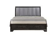 Jaymes Gray Storage Platform Bedroom Set from Crown Mark - Luna Furniture