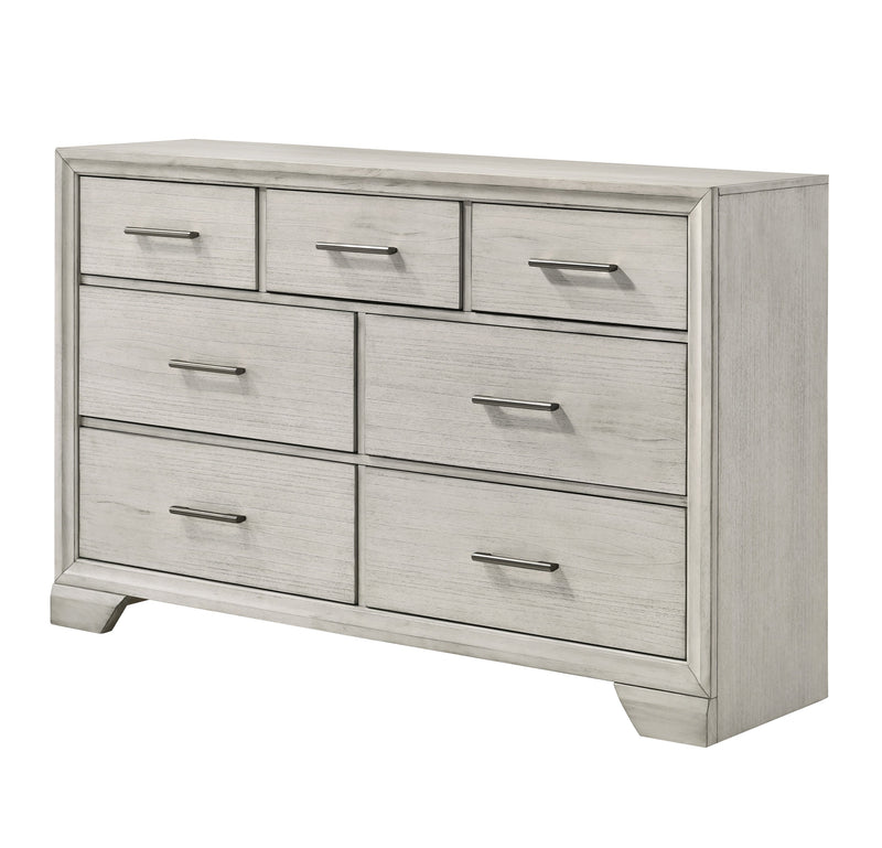 Jaymes White Mist Footboard Storage Platform Bedroom Set from Crown Mark - Luna Furniture