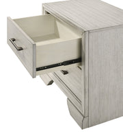 Jaymes White Mist Footboard Storage Platform Bedroom Set from Crown Mark - Luna Furniture