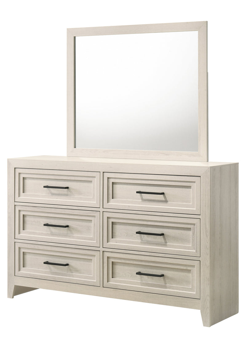 Lorraine Antique White Panel Bedroom Set from Crown Mark - Luna Furniture