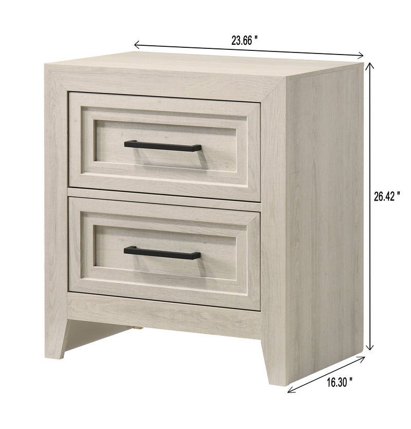 Lorraine Antique White Panel Bedroom Set from Crown Mark - Luna Furniture
