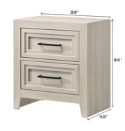 Lorraine Antique White Panel Bedroom Set from Crown Mark - Luna Furniture