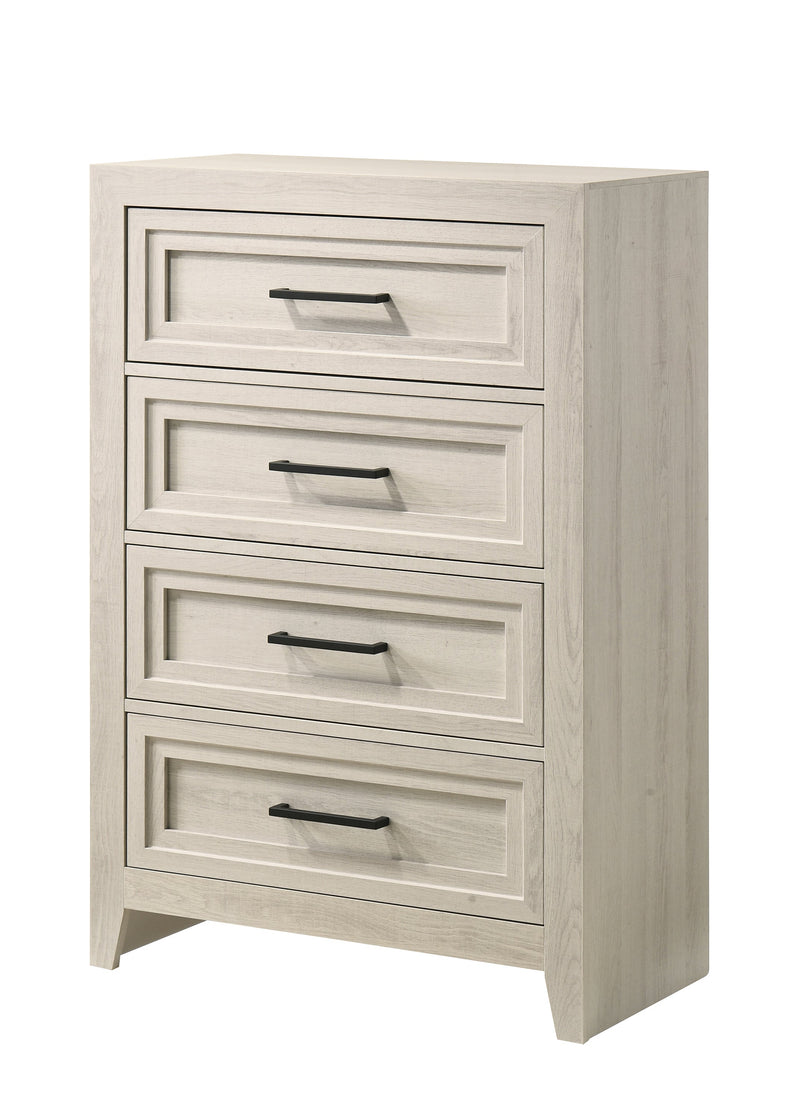 Lorraine Antique White Panel Bedroom Set from Crown Mark - Luna Furniture