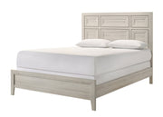 Lorraine Antique White Queen Panel Bed from Crown Mark - Luna Furniture