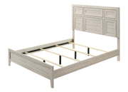 Lorraine Antique White Queen Panel Bed from Crown Mark - Luna Furniture