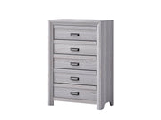 Adelaide Driftwood Upholstered Panel Bedroom Set from Crown Mark - Luna Furniture