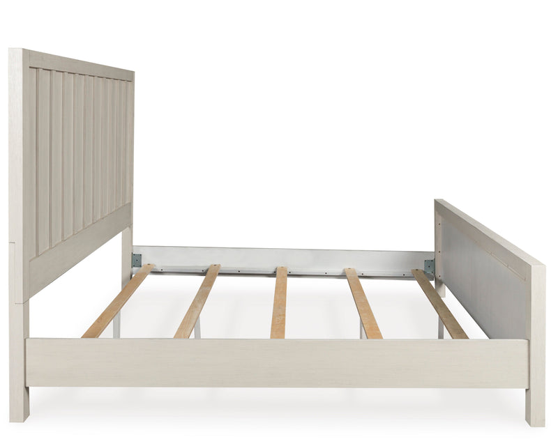 Shaybrock Antique White California King Panel Bed from Ashley - Luna Furniture