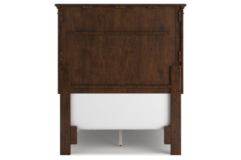 Danabrin Brown Twin Panel Bed -  Ashley - Luna Furniture