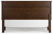 Danabrin Brown King Panel Bed -  Ashley - Luna Furniture