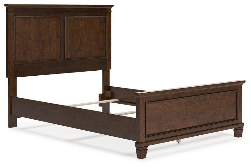 Danabrin Brown Full Panel Bed with Mirrored Dresser from Ashley - Luna Furniture