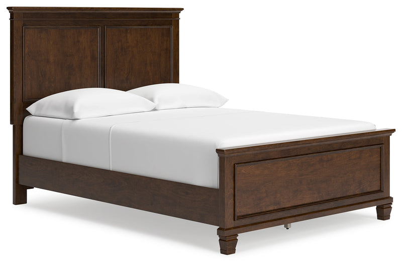 Danabrin Brown Full Panel Bed with Mirrored Dresser from Ashley - Luna Furniture