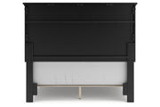 Lanolee Black Full Panel Bed -  Ashley - Luna Furniture
