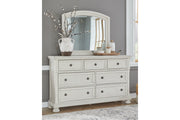 Robbinsdale Antique White Sleigh Bedroom Set from Ashley - Luna Furniture
