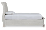 Robbinsdale Antique White Twin Sleigh Storage Bed from Ashley - Luna Furniture