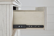 Robbinsdale Antique White Dresser and Mirror -  Ashley - Luna Furniture