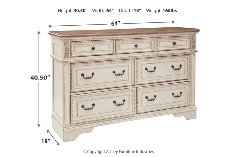 Realyn Two-tone Dresser from Ashley - Luna Furniture