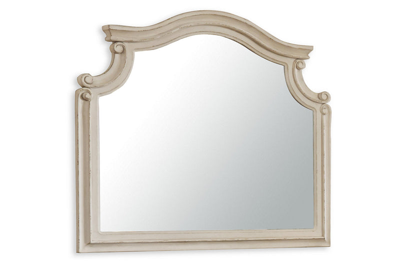 Realyn Chipped White Bedroom Mirror (Mirror Only) from Ashley - Luna Furniture