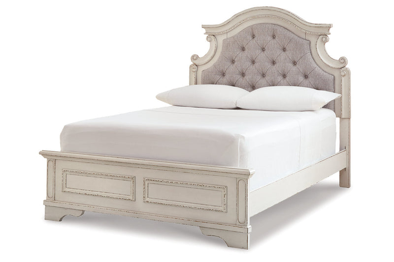 Realyn Chipped White Full Panel Bed from Ashley - Luna Furniture