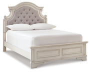 Realyn Two-tone Full Panel Bed, Dresser and Mirror from Ashley - Luna Furniture