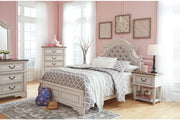 Realyn Chipped White Full Panel Bed from Ashley - Luna Furniture