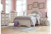 Realyn Chipped White Full Panel Bed from Ashley - Luna Furniture