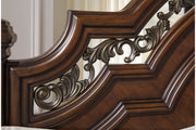 Lavinton Brown California King Poster Bed -  Ashley - Luna Furniture