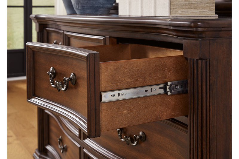 Lavinton Brown Dresser and Mirror -  Ashley - Luna Furniture